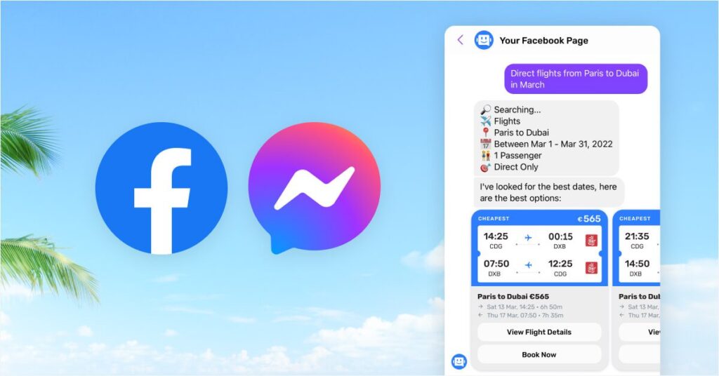 Sell Travel On Your Facebook Page & Messenger - Eddy AI Assistant
